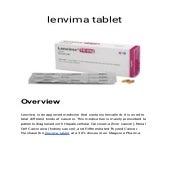 Buy Lenvima tablet 