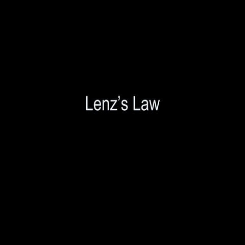 Lenzs law presentation f