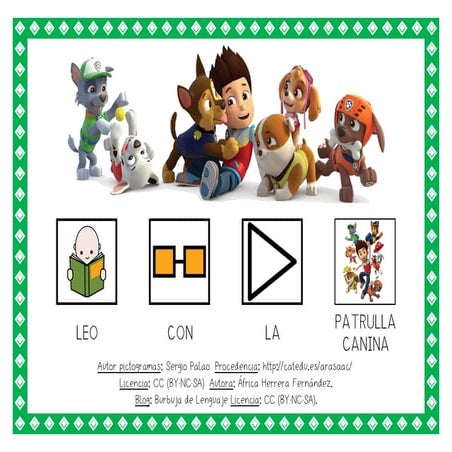 Leo con la patrulla canina