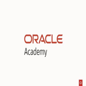 Lecon Introduction oracle academy a apex