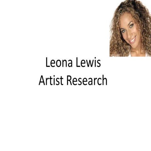 Leona lewis powerpoint