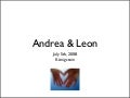 Leon & Andrea