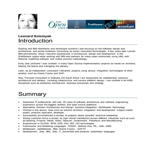 Leonard CV  2016 june