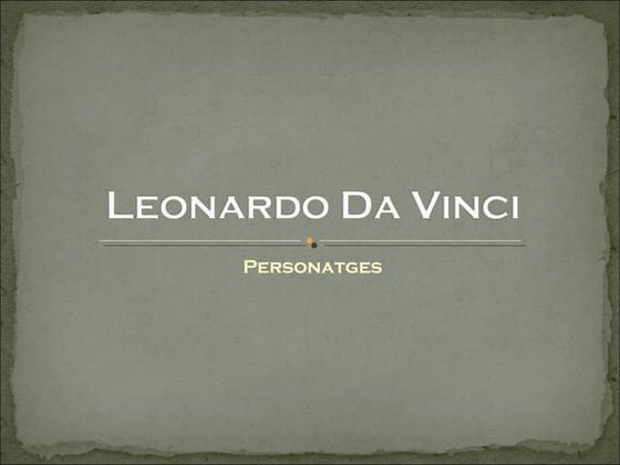 Leonardo da vinci | PPT