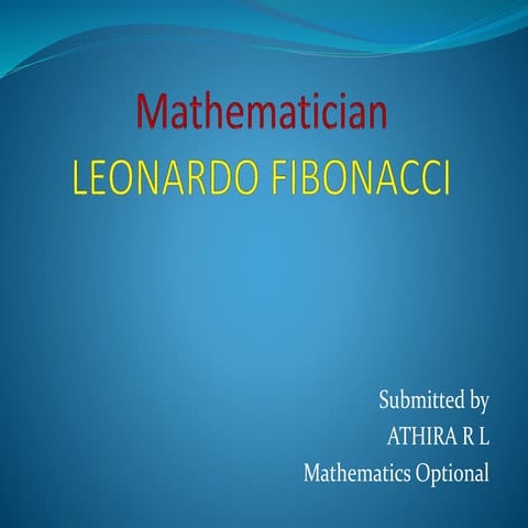 Leonardo fibonacci