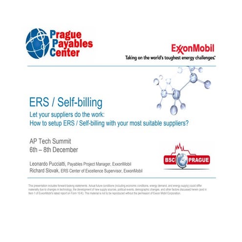 Let your suppliers do the work: how to set up ERS/self-billing with your most...