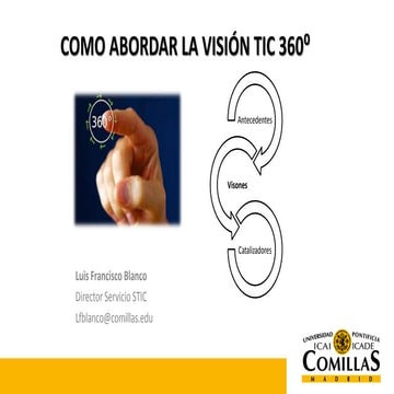 Cómo abordar la visión TIC 360 grados