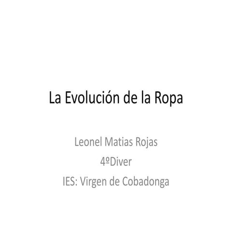 LA ROPA