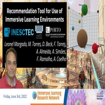 Immersive Learning Environments Pptx