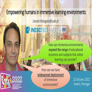 Immersive Learning Environments | PPTX