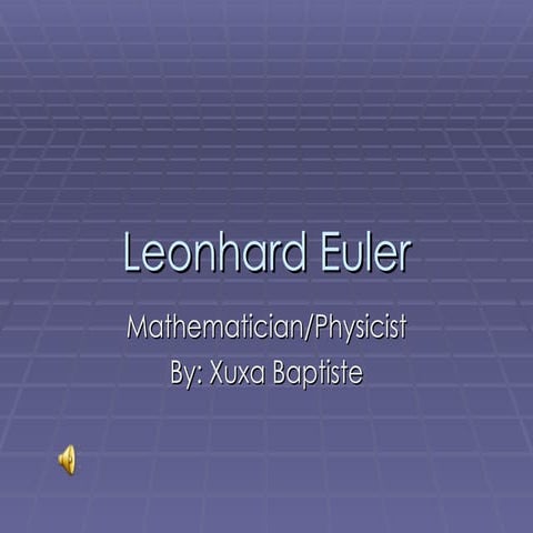 Leonhard Euler