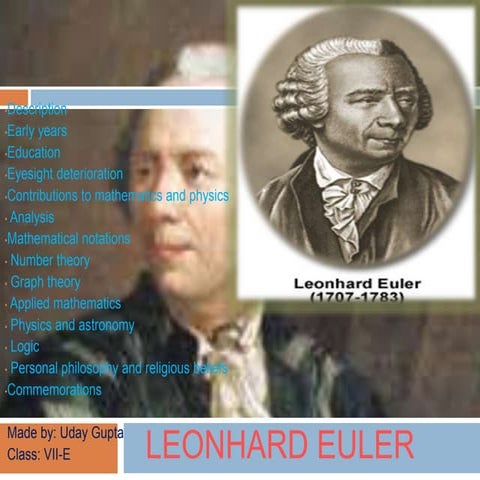 Leonhard euler