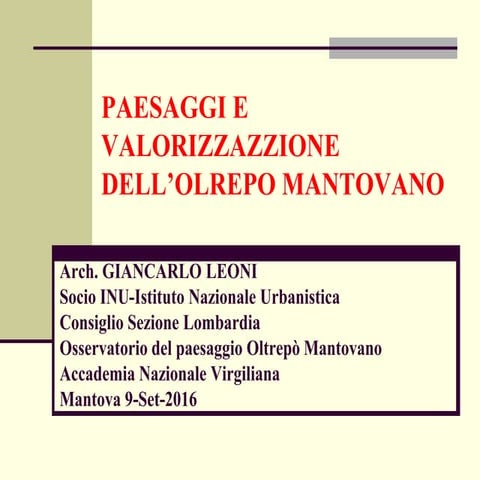 Leoni mantova 9 9 2016