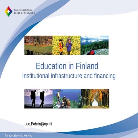 Leo Pahkin | Financovanie vzdelávania vo Fínsku (2013)