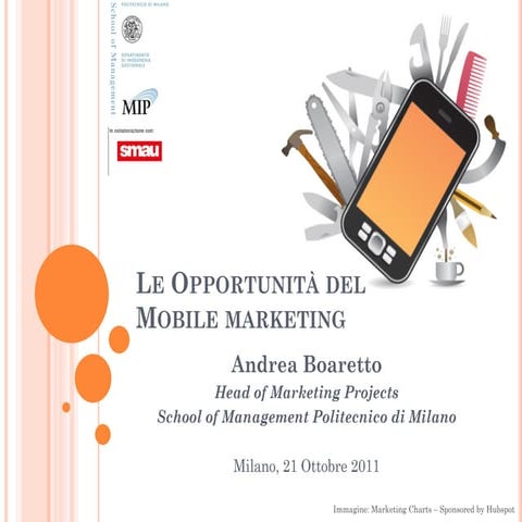 Le opportunità del Mobile Marketing - Smau Milano 2011