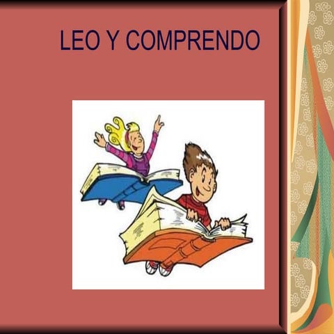 Leo y comprendo diapositivas | PPT