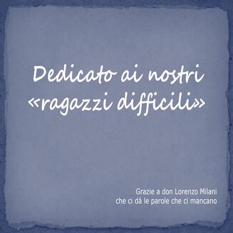 Le parole del week end