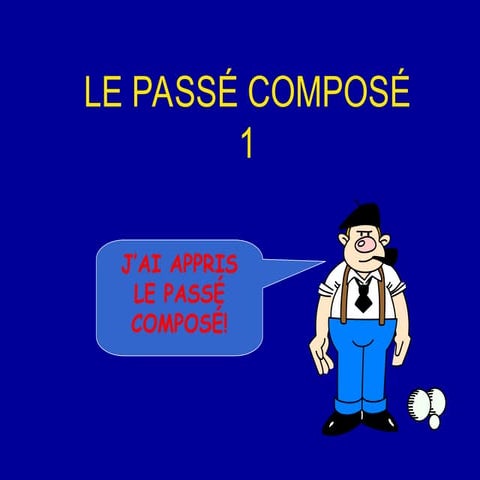 cours du passe compose francais facile -pps.ppt
