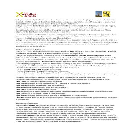 Le pays des moulins de flandres