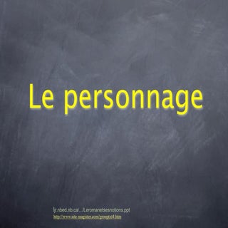 Le personnage