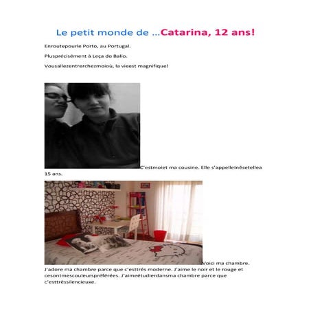 Le petit monde de ... catarina!