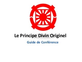 Le Principe Divin Originel 원리 본체론