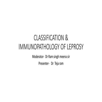 Classification of leprosy | PDF