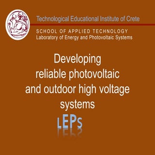 Εργαστήριο Ενεργειακών και Φωτοβολτ...