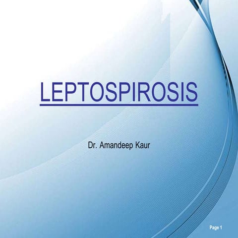 Leptospirosis