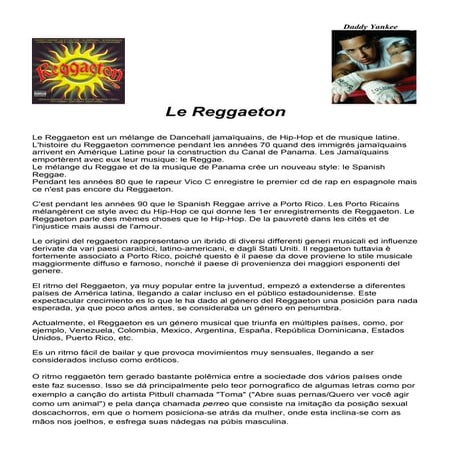 Le reggaeton