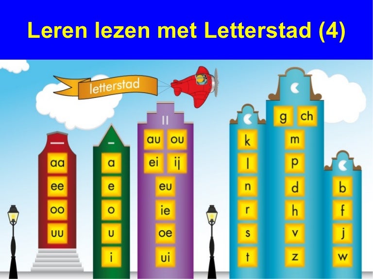 Leren lezen met letterstad deel 4 letters verklanken 130131