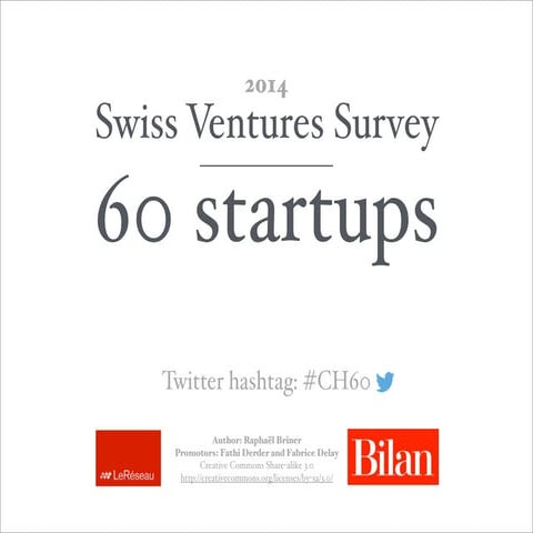 Swiss Ventures Survey - Le reseau/Bilan - Forum de l'Innovation