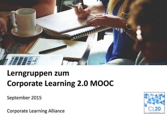 Lerngruppen zum Corporate Learning 2.0 MOOC