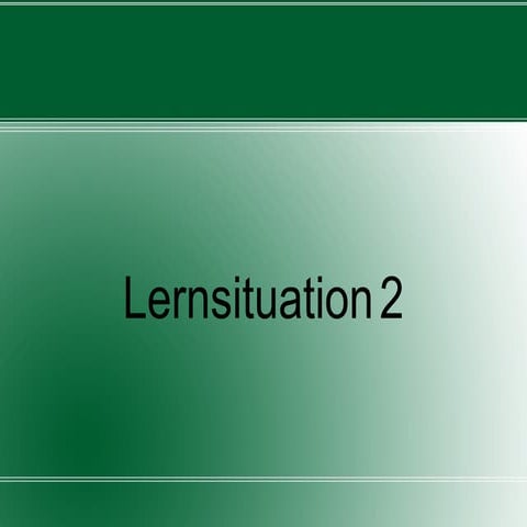 Lernsituation 2