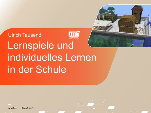 Lernspiele und individuelles Lernen...