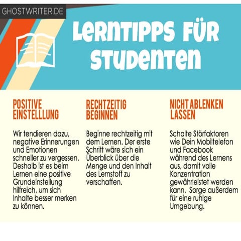 Lerntipps für Studenten