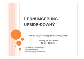Lernumgebung upside-down