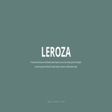 Leroza Presentation : Light Color Version