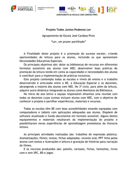 Ler, um prazer partilhado