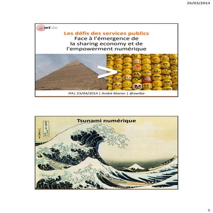 Les défis des services publics