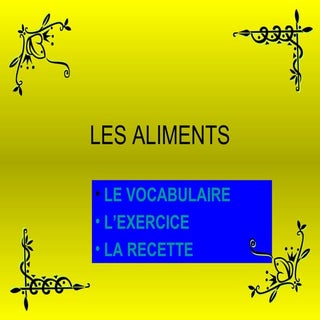 Les Aliments