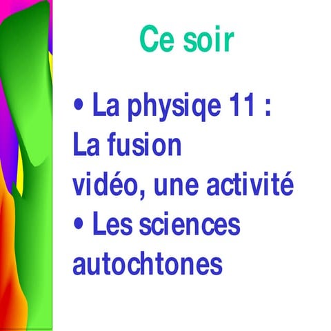 Les sciences autochtones