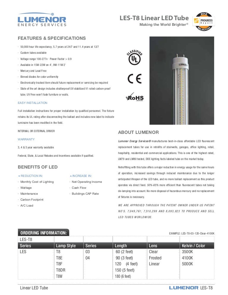 LEST8 Linear LED Tube