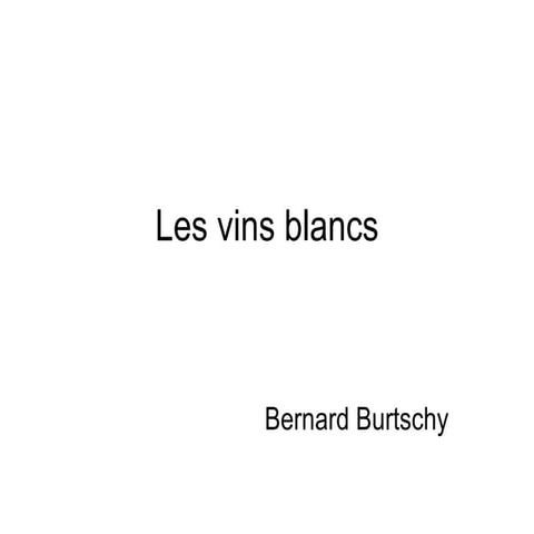 Les Vins Blancs