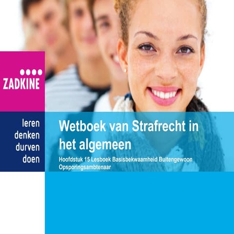 Les 2 wetboek van strafrecht algemeen | PPT