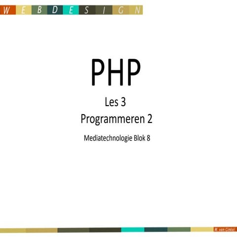Les 3 php prog 2 | PPTX