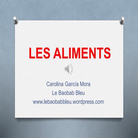 Les aliments