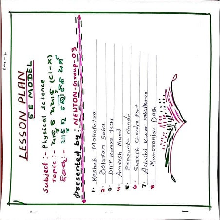 Lesson plan on metal non metal