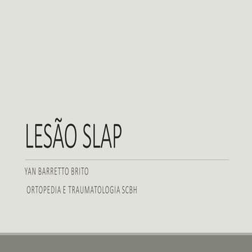 Comprehensive Overview of SLAP Lesions: Diagnosis and Treatment in ...