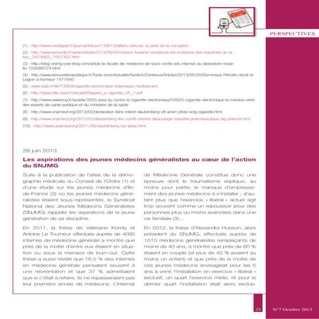 Les aspirations des jeunes médecins généralistes au coeur de l’action du snjmg